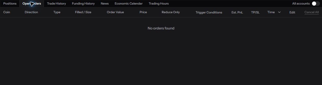 Open&nbsp;Orders